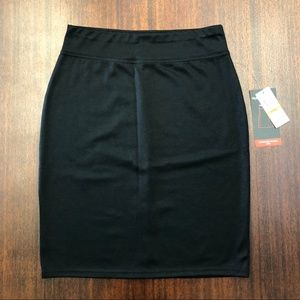 Style Co. Black Stretch Skirt Comfort Waist S